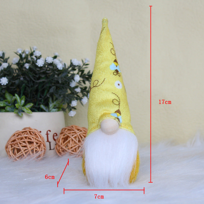 Wholesale Bee Festival Faceless Doll Fabric Ornaments